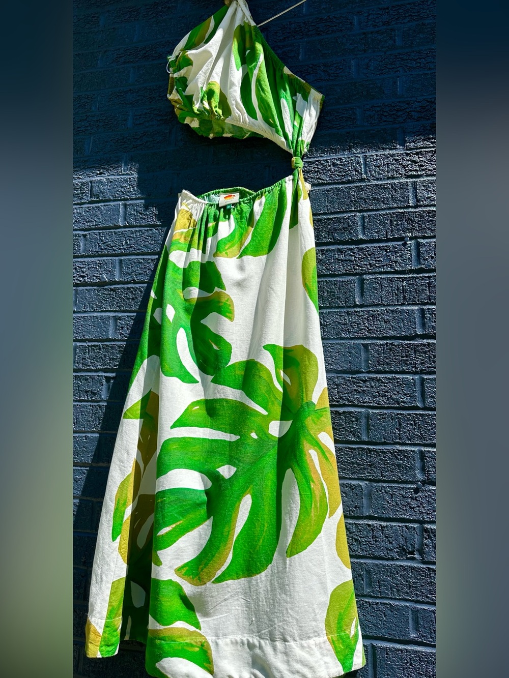 FARM RIO Monstera Knot Dress